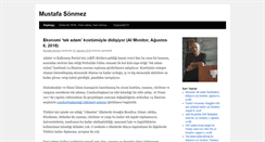Desktop Screenshot of mustafasonmez.net